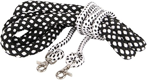 Harry's Horse Longierhilfe Hilfslonge aus Baumwolle Gr. M mit Karabiner Trainingshilfe Pferd Soft schwarz/weiß Harry's Horse Longierhilfe Hilfslonge aus Baumwolle Gr. M mit Karabiner Trainingshilfe Pferd Soft schwarz/weiß von Ewbob
