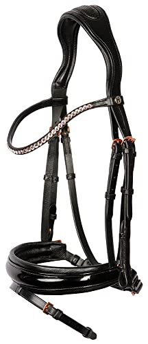 Harry's Horse Trense Roségold Lacque II - Shetty - Schwarz Harry's Horse Trense Roségold Lacque II - Shetty - Schwarz von Harry's Horse