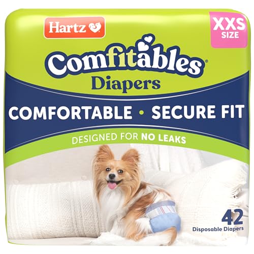 Hartz Einweg-Hundewindeln mit FlashDry-Gel-Technologie, SSS, 42 Stück Hartz Einweg-Hundewindeln mit FlashDry-Gel-Technologie, SSS, 42 Stück von Hartz
