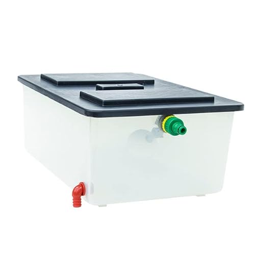 Hatching Time Wassertank (5 Gallonen mit Schwimmerventil), passend für Hatching Time Chick Brooders, Grow Out Pens und Zuchtkäfige, ABS-Kunststoff, langlebig, filtert Wasser, automatischer von Hatching Time