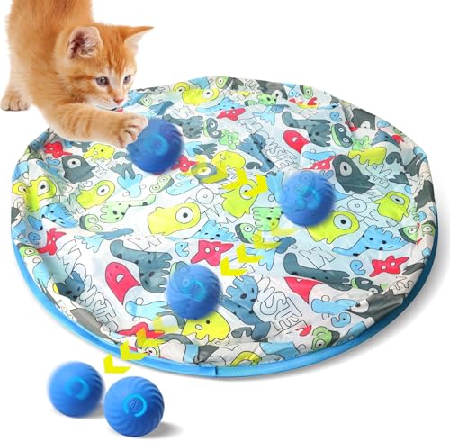 Hatolove Simuliertes Interaktives Jagdkatzenspielzeug,Katzen Spielteppich,Katzenspielzeug Katzenmatte,Jagd Katze Matte Spielzeug,Interaktive Trainingsmatte für Stimuliert Den Jagdinstinkt Hatolove Simuliertes Interaktives Jagdkatzenspielzeug,Katzen Spielteppich,Katzenspielzeug Katzenmatte,Jagd Katze Matte Spielzeug,Interaktive Trainingsmatte für Stimuliert Den Jagdinstinkt von Hatolove