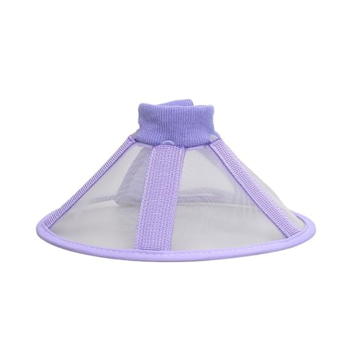 Elizabeth Komfortables Netzhalsband für Hunde und Katzen, Wunderholung, verstellbar, Haustier-Kegelhalsband, Lecken, postoperative Haustier-Wundschutz von Hattba