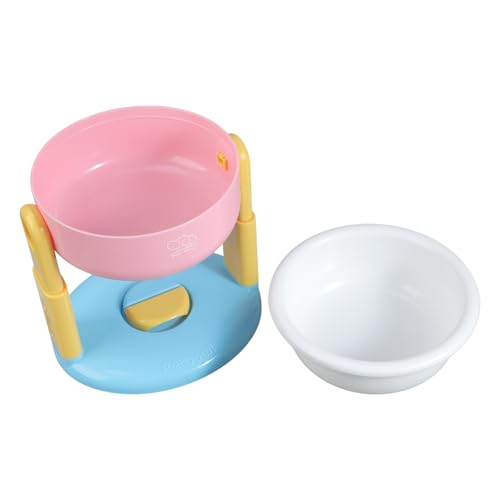 Ergonomische, erhöhte Hundenäpfe mit stabilem Ständer und höhenverstellbar, für die meisten Rassen, helle Farbe, modern, verstellbar, für Katzen und Hunde Ergonomische, erhöhte Hundenäpfe mit stabilem Ständer und höhenverstellbar, für die meisten Rassen, helle Farbe, modern, verstellbar, für Katzen und Hunde von Hattba