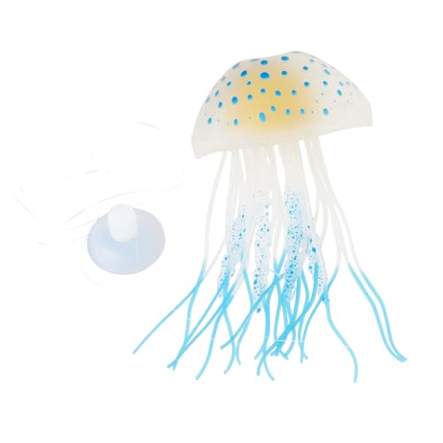 Hattba Aquarium-Dekorationen, leuchtende Silikon-künstliche schwimmende Quallen, Simulationsornamente für Fische für Zubehör, Aquarium-Dekoration, Ornament, Fisch-Landschaftsbau, Fisch-Ornament Hattba Aquarium-Dekorationen, leuchtende Silikon-künstliche schwimmende Quallen, Simulationsornamente für Fische für Zubehör, Aquarium-Dekoration, Ornament, Fisch-Landschaftsbau, Fisch-Ornament von Hattba