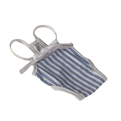 Hunde-Bikinis für kleine Hunde, gestreift, modisch, Party-Kostüm, Badeanzug für Bichons von Hattba