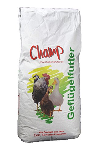 Champ Legehennen-Alleinfutter für Geflügel mehlform, GVO-frei, 25 kg von Champ