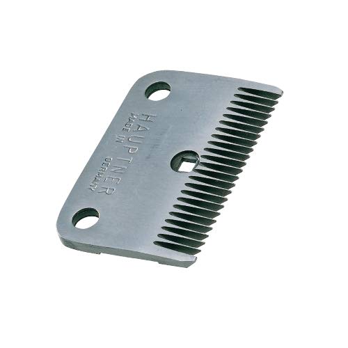 Hauptner 86832000 Nachschur-Unterkamm 24 Zähne, 3 mm Schnitthöhe (Rind), Silber von Hauptner & Herberholz
