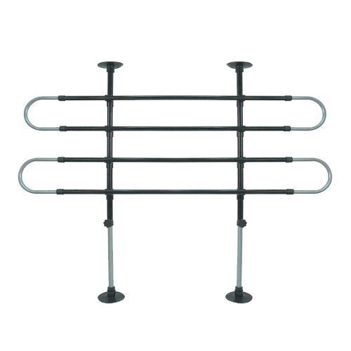 Hundegitter - Gepäckgitter 87/145 x 58/100 cm Hundeschutzgitter - Gepäckschutzgitter, Transportgitter 95111 von Haushalt International