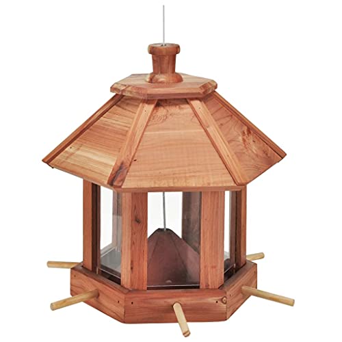 Vogelfutterhaus, Vogelfutterstation 26x26x27cm aus Holz Vogelfutterhaus, Vogelfutterstation 26x26x27cm aus Holz von Haushalt International