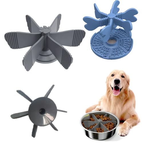 Hausio Antischlingnapf Hunde Katze - Hundenapf Anti Schling Napf Hund Slow Feeder Hundenäpfe mit Saugnäpfen für Mittelgroße und große Rassen, Passend für einfache und Hundenapf erhöht (Grau & Blau) Hausio Antischlingnapf Hunde Katze - Hundenapf Anti Schling Napf Hund Slow Feeder Hundenäpfe mit Saugnäpfen für Mittelgroße und große Rassen, Passend für einfache und Hundenapf erhöht (Grau & Blau) von Hausio