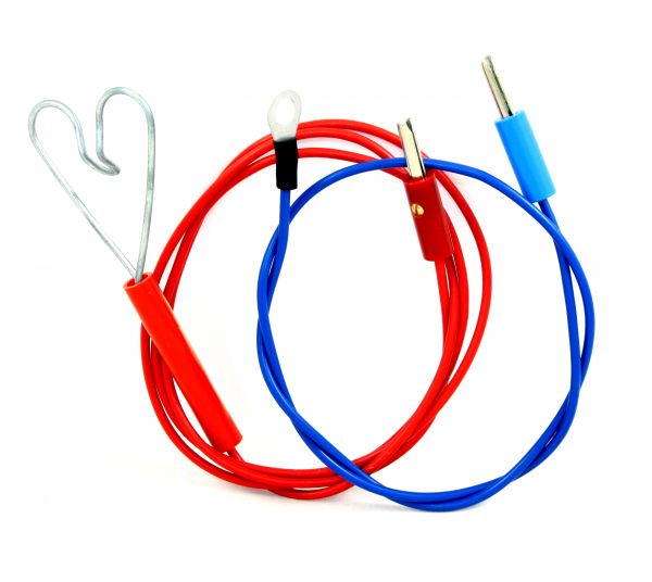 Kabelsatz: Zaunanschlusskabel 100cm + Erdanschlusskabel 50cm, für W... von Hausmarke