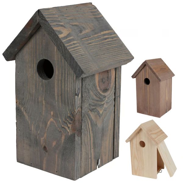 Nistkasten Kiefernholz 15x13x25cm - Meisenkasten - Vogelhaus für Me... von Hausmarke
