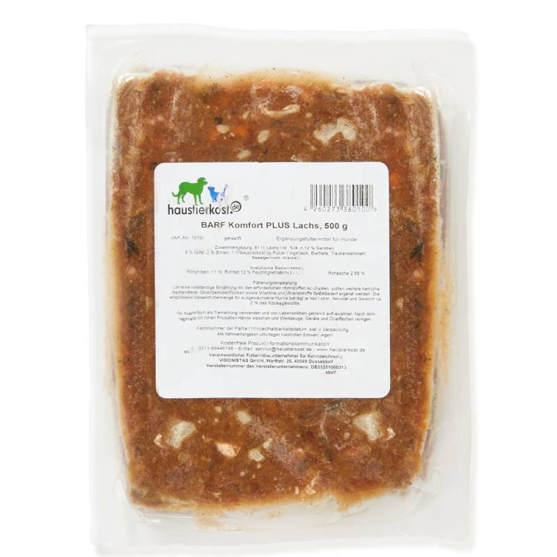 Haustierkost BARF Komfort PLUS Lachs - 12 x 500 g Haustierkost BARF Komfort PLUS Lachs - 12 x 500 g von Haustierkost