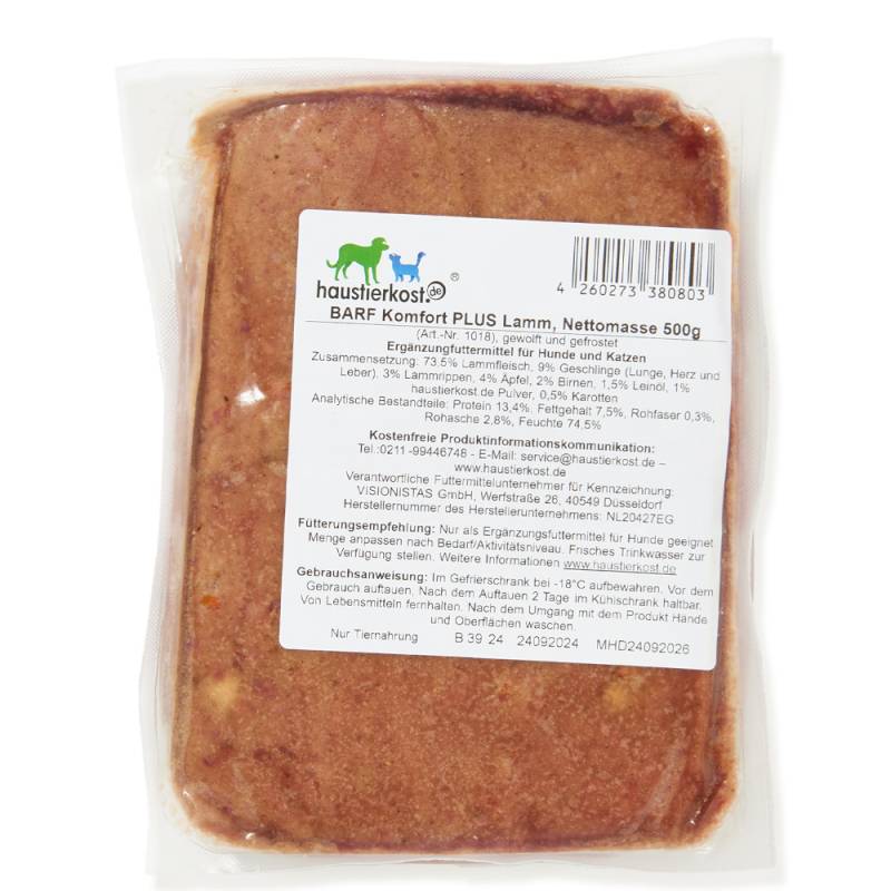 Haustierkost BARF Komfort PLUS Lamm - 12 x 500 g Haustierkost BARF Komfort PLUS Lamm - 12 x 500 g von Haustierkost