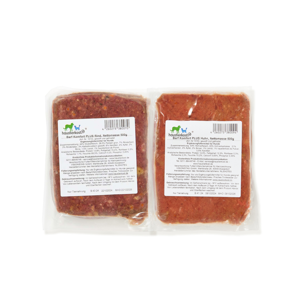 Haustierkost BARF Komfort PLUS Menü - 20 x 1 kg von Haustierkost
