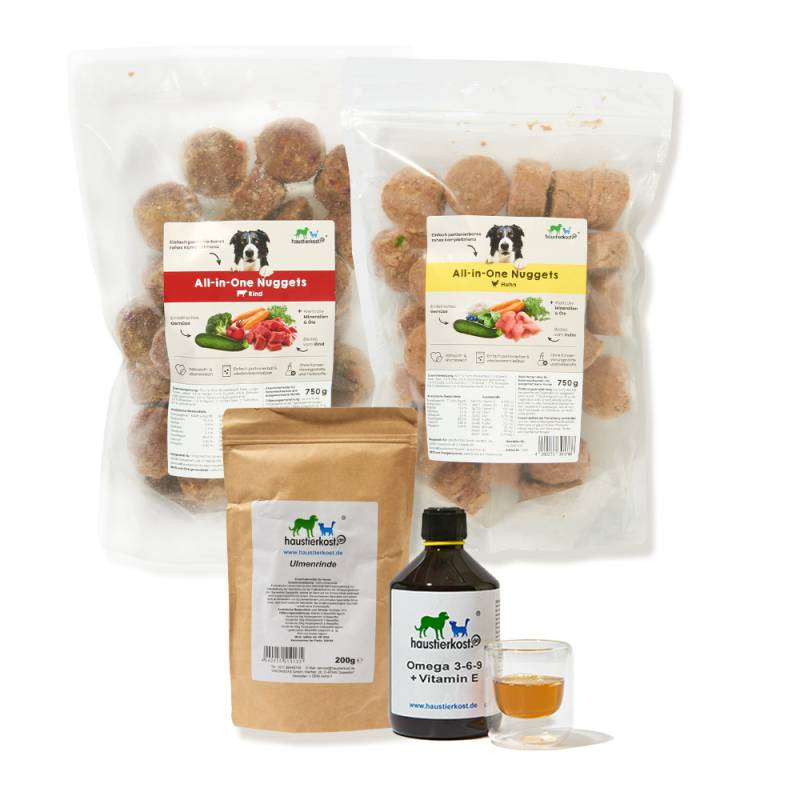 Haustierkost Einsteigerpaket für kleine Hunde - 12 x 750 g von Haustierkost