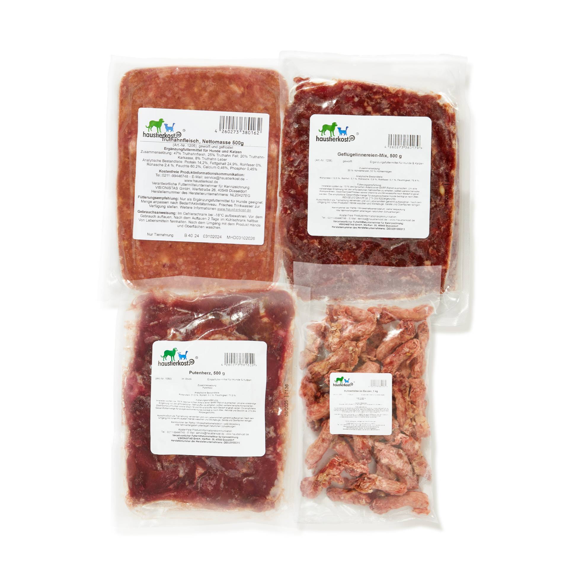 Haustierkost Geflügel Paket Katze - 12 kg Haustierkost Geflügel Paket Katze - 12 kg von Haustierkost