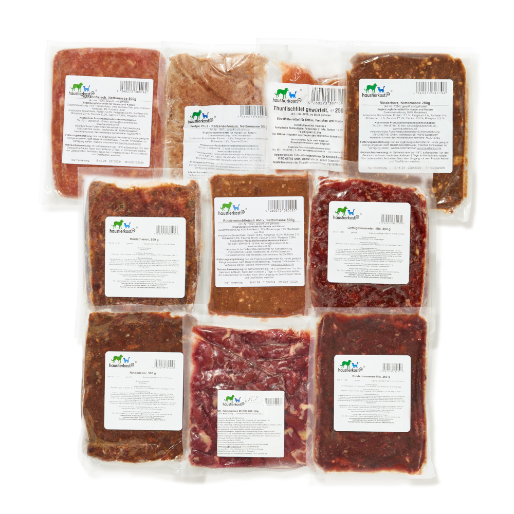 Haustierkost Paket Katze ausgewachsen - 9 kg Haustierkost Paket Katze ausgewachsen - 9 kg von Haustierkost