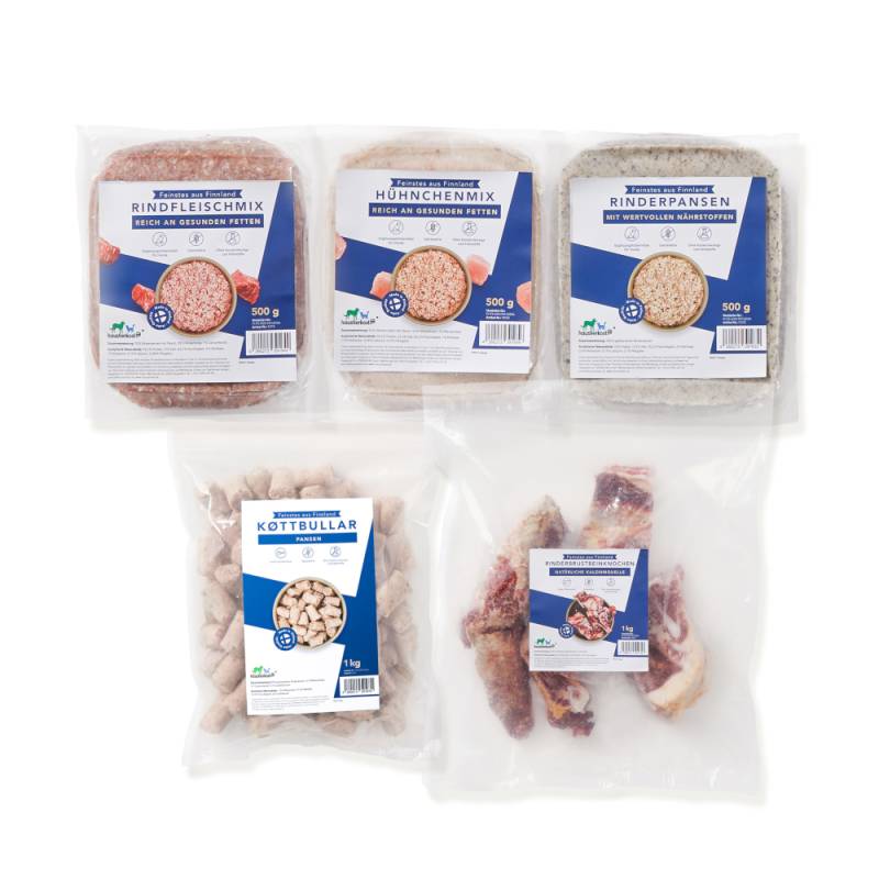 Haustierkost Probierpaket Finnland für Barfer - 5 kg von Haustierkost
