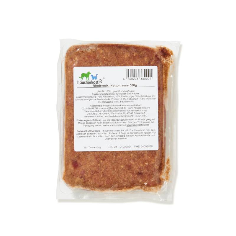 Haustierkost Rindermix - 12 x 500 g Haustierkost Rindermix - 12 x 500 g von Haustierkost