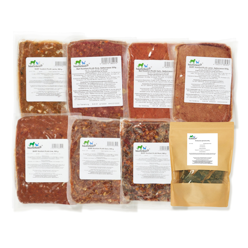 Haustierkost SchnupperBox Menü 1 - 5 kg von Haustierkost