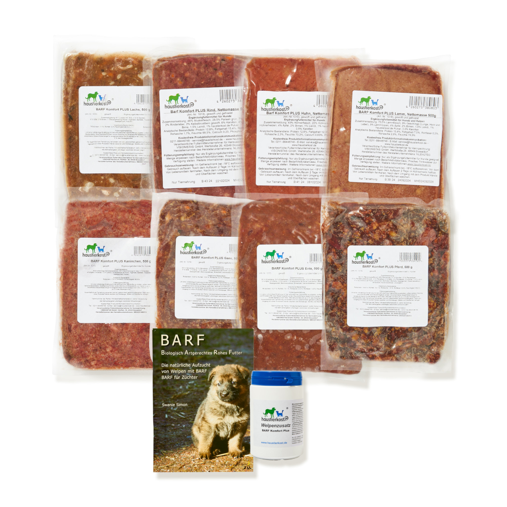 Haustierkost WelpenBox Menü 1 - 8 kg von Haustierkost