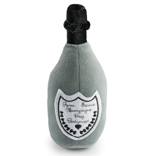 Haute Diggity Dog Champagner Dog Perignonn, Plüsch-Designer-Hundespielzeug mit interaktivem Quietscher, stimulierende Haustieranreicherung, maschinenwaschbare und sichere Materialien für alle Rassen, Haute Diggity Dog Champagner Dog Perignonn, Plüsch-Designer-Hundespielzeug mit interaktivem Quietscher, stimulierende Haustieranreicherung, maschinenwaschbare und sichere Materialien für alle Rassen, von Haute Diggity Dog