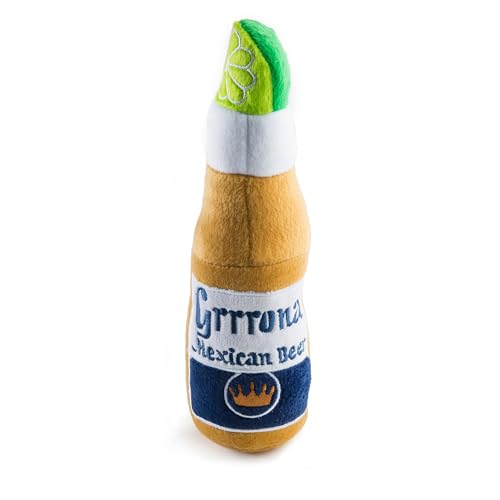Mexikanische Bierflasche Grrrona von Haute Diggity Dog, Plüsch-Spielzeug für Tiere von Haute Diggity Dog
