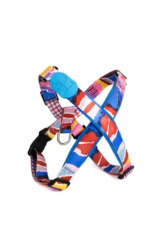 X-Form Air-Mesh-Hundegeschirr – Luftröhrenschutz, HAUTICO X MOCHAAAA (Berg, Medium) von Hautico