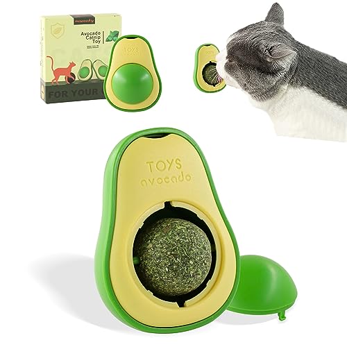 Havenfly Drehbare Katzenminze Ball, Katzenminze Spielzeug Wandroller für Katze, Katzenspielzeug Essbar mit Katzen Minze, Catnip Ball Toy Havenfly Drehbare Katzenminze Ball, Katzenminze Spielzeug Wandroller für Katze, Katzenspielzeug Essbar mit Katzen Minze, Catnip Ball Toy von Havenfly