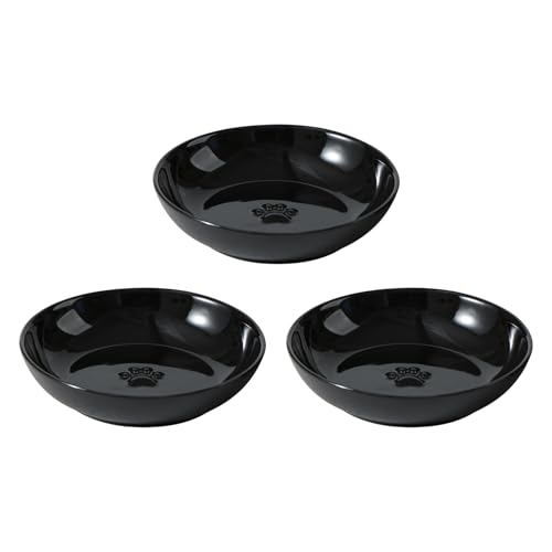 Havniva Katzennäpfe aus Keramik, breit, Schnurrhaar, 14 cm, Set mit 3 Keramik-Katzennäpfen, Futter- und Wassernapf, um Ermüdung des Schnurrhaars zu verhindern (3 Stück, schwarz) Havniva Katzennäpfe aus Keramik, breit, Schnurrhaar, 14 cm, Set mit 3 Keramik-Katzennäpfen, Futter- und Wassernapf, um Ermüdung des Schnurrhaars zu verhindern (3 Stück, schwarz) von Havniva