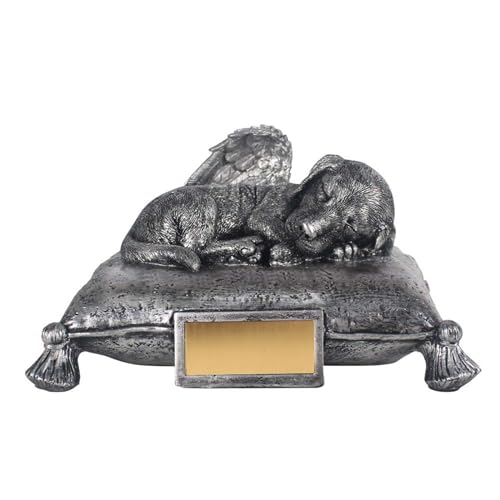 Personalisierte Gedenkurne für Hund oder Katze, Andenken für Verlust, Gedenktafel, Haustier-Trauer, Erinnerung und Beerdigung, Gartendekoration, individueller Aschehalter (Hundeurne) von HayLEa