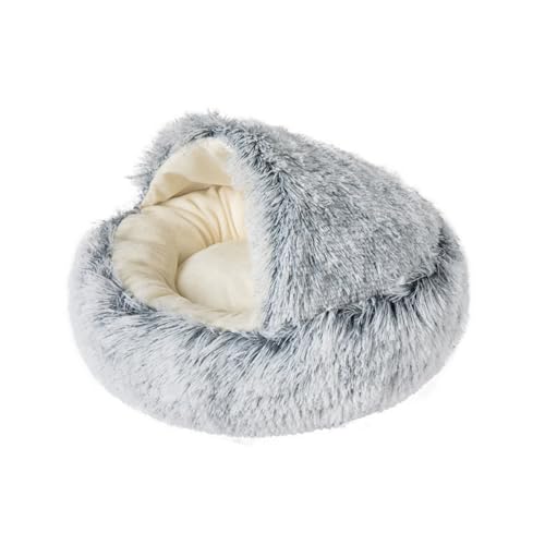 Plüsch-Donut-Hundebett, beruhigendes Hundebett, flauschiges Plüsch-Haustierbett, weiches und flauschiges Kuschelkissen, selbstwärmende Welpenbetten, Indoor-Katzen, Hunde, weich, warm, Donuthöhle, Plüsch-Donut-Hundebett, beruhigendes Hundebett, flauschiges Plüsch-Haustierbett, weiches und flauschiges Kuschelkissen, selbstwärmende Welpenbetten, Indoor-Katzen, Hunde, weich, warm, Donuthöhle, von HayLEa