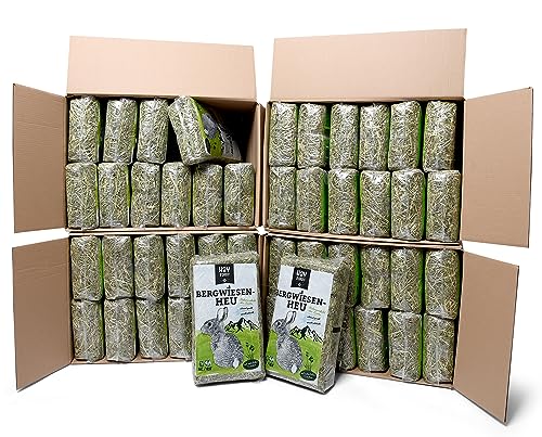 Hayrabbit - Bergwiesenheu 48kg - Heu Aus Deutschen Gründlandregionen - Abgepackt In 1kg Beuteln von Hayrabbit