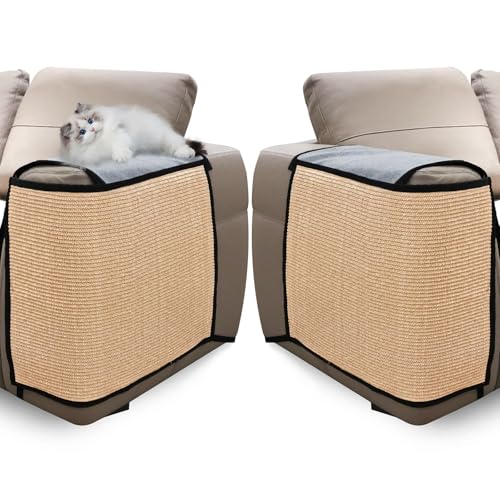 Katzenkratz-Möbelschutz aus natürlichem Sisal, kratzfeste Matte für Sofa, Couch, Stuhl, sowohl für linke als auch rechte Seite von Möbeln, einfach aufzubauen Katzenkratz-Möbelschutz aus natürlichem Sisal, kratzfeste Matte für Sofa, Couch, Stuhl, sowohl für linke als auch rechte Seite von Möbeln, einfach aufzubauen von Hazacl