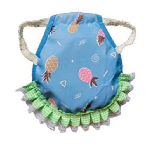 Haztholf Schürze für Hühnersattel, Federschutz, Rückenprotektor, doppelte Schicht, Blau von Haztholf