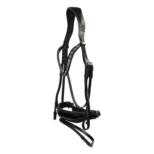 Hb Trense Showtime Las Vegas Glitter Schwarz-Schwarz - Cob/VB von HB