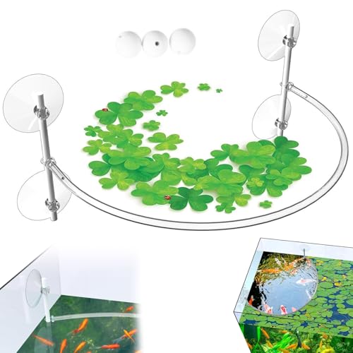 Aquarium-schwimmende Pflanzenbarriere mit Saugnäpfeln, Plastikfisch-Fütterungsring Die Höhe der Höhe mit Wasserspiegel-Aquarienzubehör richtet Sich an. von Hbbgdiy