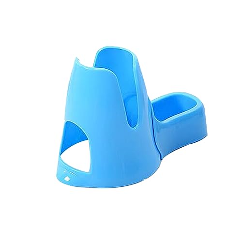Hamster Wasserflaschenhalter Hamster Feederhalter Haustier Automatische Trinkflasche Basis Autospender Halter für Ratten kleine Tiere Blau 1pc von Hbbgdiy
