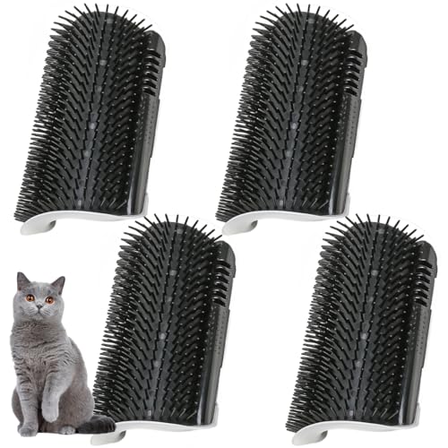 Hbbgdiy Cat Self Groomer, 4pcs PP Plastik Safer Katzenecke Kratzer mit Katzenminzen 5x3 Zoll Selbstpflege Wandbürste für Lange und Kurze Pelze Kätzchen Kätzchen Hbbgdiy Cat Self Groomer, 4pcs PP Plastik Safer Katzenecke Kratzer mit Katzenminzen 5x3 Zoll Selbstpflege Wandbürste für Lange und Kurze Pelze Kätzchen Kätzchen von Hbbgdiy