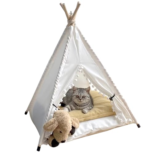 Hbbgdiy Cat Teepe Pet Zelt halbbekämpftes geräumiges Hundzeltbett gepolstertes Nicht rutsches Katzenzelt mit Mini Blackboard Secure Hund Teepe für entspannende Schlafstiervorräte, s Hbbgdiy Cat Teepe Pet Zelt halbbekämpftes geräumiges Hundzeltbett gepolstertes Nicht rutsches Katzenzelt mit Mini Blackboard Secure Hund Teepe für entspannende Schlafstiervorräte, s von Hbbgdiy