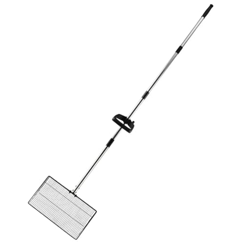 Hbbgdiy Chicken Poop Scooper, dehnbarer Metallhähnchen -Hähnchen -Rechen mit langem Griff tragbarer Mehrzweck -Katzenschugel für Katzentoilette, Schaufelschaufel, Coop -Zubehör, Rake Hbbgdiy Chicken Poop Scooper, dehnbarer Metallhähnchen -Hähnchen -Rechen mit langem Griff tragbarer Mehrzweck -Katzenschugel für Katzentoilette, Schaufelschaufel, Coop -Zubehör, Rake von Hbbgdiy