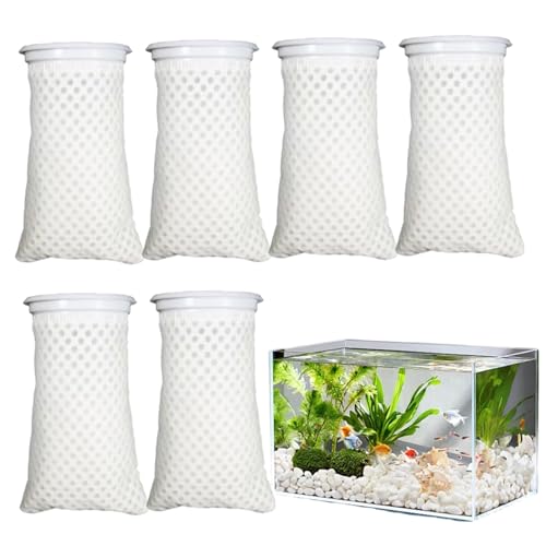 Hbbgdiy Filtersocke, 6pcs 4 Zoll Ring Wabenfiltersocken für Salzwasseraquarium, Süßwasser, Fischtank Hbbgdiy Filtersocke, 6pcs 4 Zoll Ring Wabenfiltersocken für Salzwasseraquarium, Süßwasser, Fischtank von Hbbgdiy