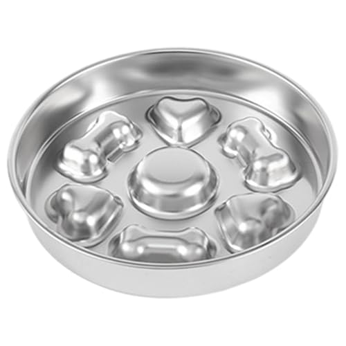 Hbbgdiy Hund Slow Feeder für Gute Essgewohnheiten 10 Slow Feeder Hund Bowls Poliert leichtes Waschen Edelstahl -Fütterungsschale für Zuhause Hbbgdiy Hund Slow Feeder für Gute Essgewohnheiten 10 Slow Feeder Hund Bowls Poliert leichtes Waschen Edelstahl -Fütterungsschale für Zuhause von Hbbgdiy