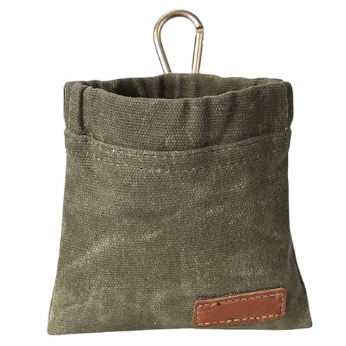 Hbbgdiy Hund behandeln Beutel 4.7x5.1 wasserdichte Leinwand Hunde behandelt Bag mit Karabiner für Haustiertraining, Gehen, Ausflug, Armeegrün Hbbgdiy Hund behandeln Beutel 4.7x5.1 wasserdichte Leinwand Hunde behandelt Bag mit Karabiner für Haustiertraining, Gehen, Ausflug, Armeegrün von Hbbgdiy
