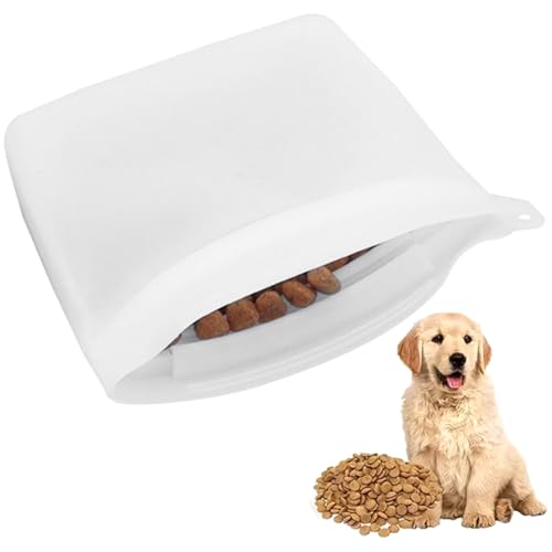 Hbbgdiy Hundebacktasche, wasserdichte und hangbare Hundebeutel, versiegelte und leicht zu reinigende Welpen -Trainingstasche Silikonbeutel für Heimreise oder Außenbereiche von Hbbgdiy