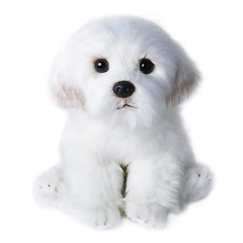 Hbbgdiy Realistischer Plüschhundgefüllter tierischer Welpe Hundespielzeug Home Dekoration Weiß, 38 cm*21 cm*26 Welpe Plüschspielzeug gefüllte Tiere Geschenke Hundeplüsch, Plüschspielzeug Hbbgdiy Realistischer Plüschhundgefüllter tierischer Welpe Hundespielzeug Home Dekoration Weiß, 38 cm*21 cm*26 Welpe Plüschspielzeug gefüllte Tiere Geschenke Hundeplüsch, Plüschspielzeug von Hbbgdiy