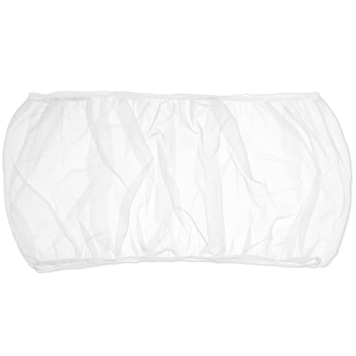 Hbbgdiy Vogelkäfig-Abdeckung, staubdicht, elastisch, feines Netz, Vogelkäfig-Samenfänger für Papageien, Sittiche, Kakadus, Nymphensittiche, Netz, Samenfänger, Samenfängerschutz von Hbbgdiy