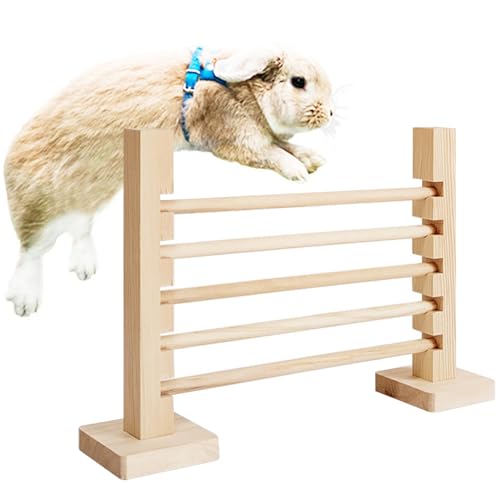 Hölzerne Hürden, Bunny Ramp Trainingsstange, höhenverstellbare Hürden mit Stabiler Basis, Steckenpferd-Sprünge für Übungshindernisse Hölzerne Hürden, Bunny Ramp Trainingsstange, höhenverstellbare Hürden mit Stabiler Basis, Steckenpferd-Sprünge für Übungshindernisse von Hbbgdiy