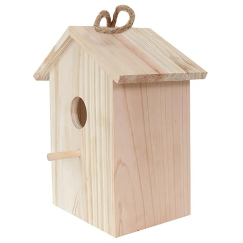 Vogelhäuschen aus Holz, 22, 9 x 12, 7 x 10, 2 cm, aufhängbarer Vogelhäuschen aus Holz, Fenster-Beobachtungsbox mit starken Saugnäpfen, Vogelhaus für drinnen und draußen Vogelhäuschen aus Holz, 22, 9 x 12, 7 x 10, 2 cm, aufhängbarer Vogelhäuschen aus Holz, Fenster-Beobachtungsbox mit starken Saugnäpfen, Vogelhaus für drinnen und draußen von Hbbgdiy